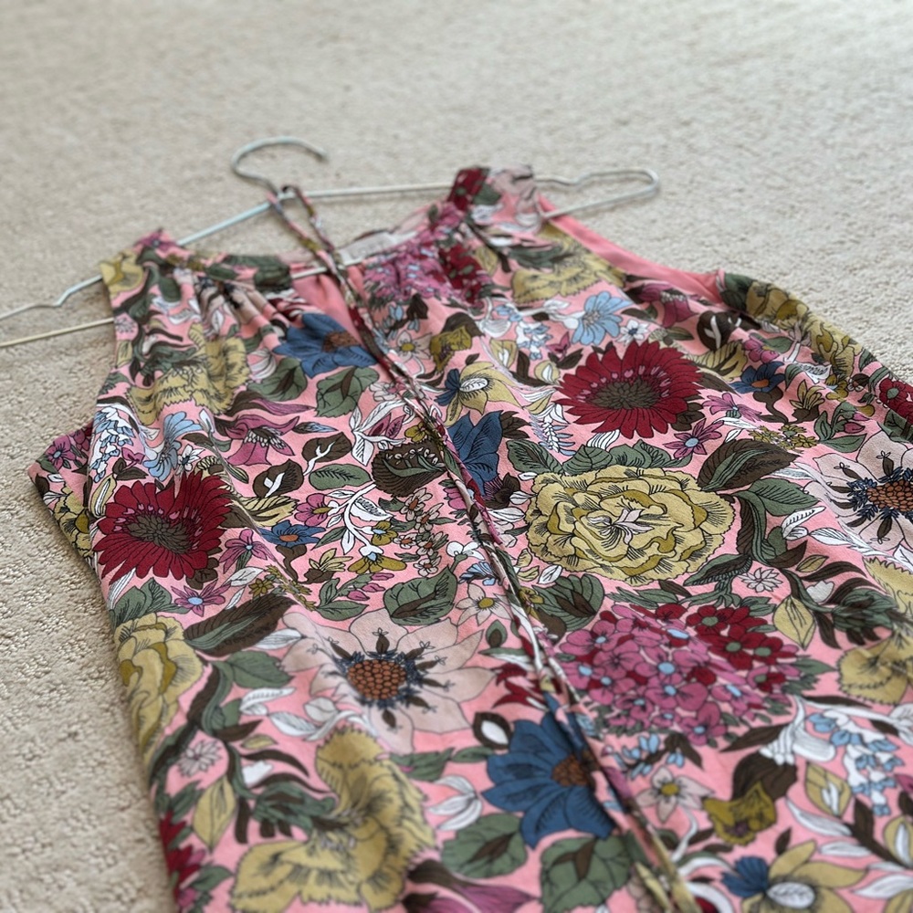 LOFT Petite Floral Summer Dress Size 2P - Picture 8 of 12